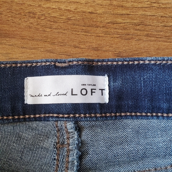 LOFT Size 27 Skinny Crop Low Rise Jeans - Picture 5 of 9